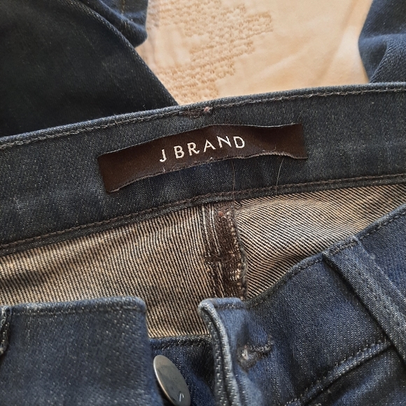 J. BRAND Super Skinny Serpentine Medium - Dark Wash Denim Women's Jeans, SZ 28 - Picture 8 of 16